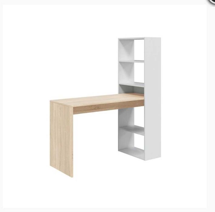 Mesa com estante nordik desmontada
