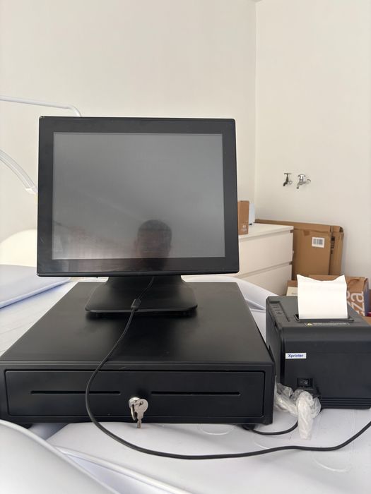 Computador POS com gaveta e impressora