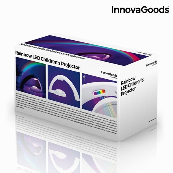 *Projetor LED Infantil Arco-íris - Novo*