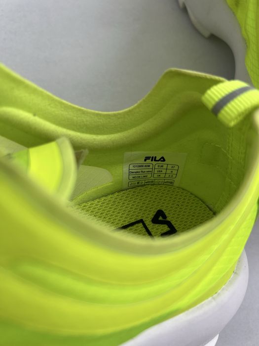 Кросівки fila neon lime