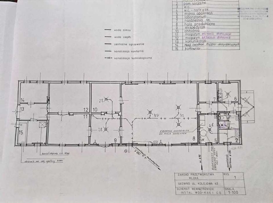 [Wynajmę] Budynek produkcyjno - magazynowy. 315m² + 2500m². Głowno