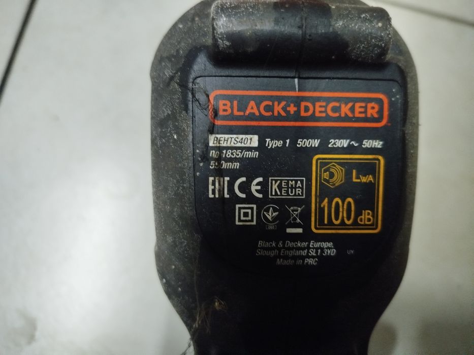 Corta sebes black decker