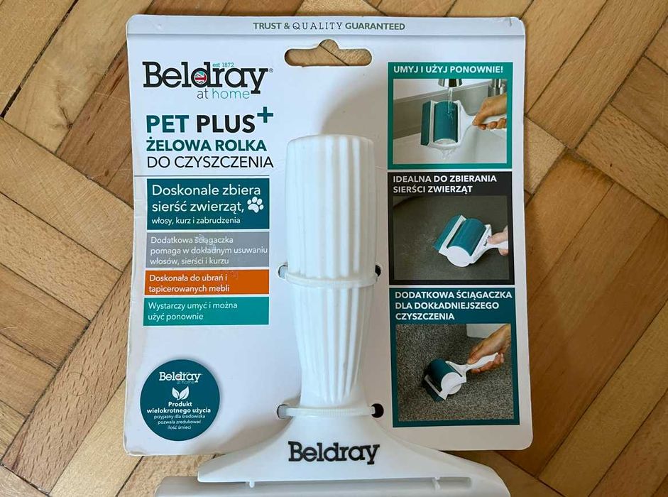 Beldray Pet plus żelowa rolka do czyszczenia + szczotka gratis