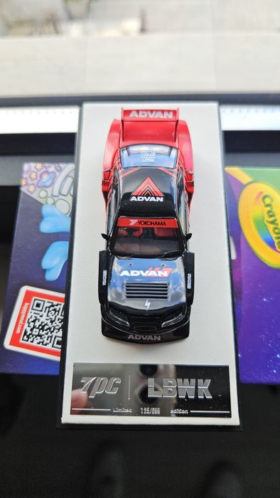Nissan Silvia LBWK Advan 1/64 TPC
