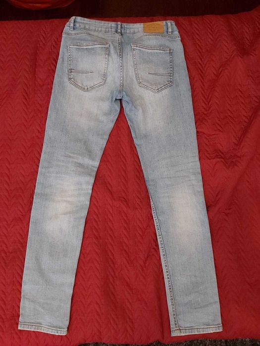calças de ganga bershka denin skinny fit 38