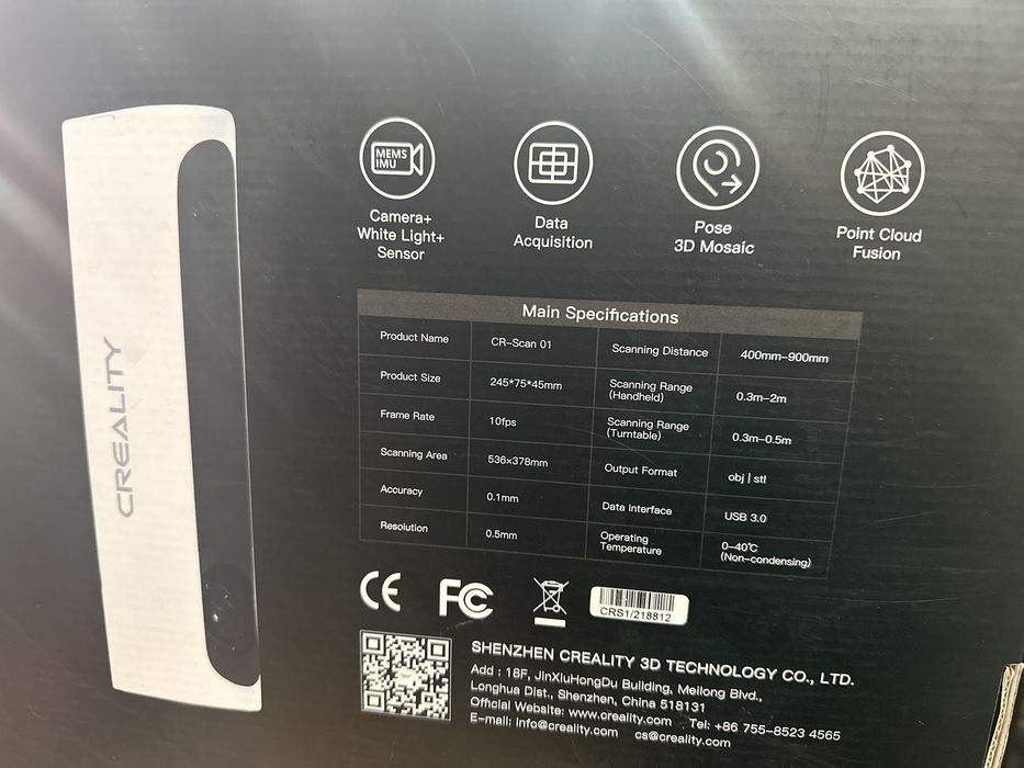 Scanner 3d Creality CR-SCAN 01