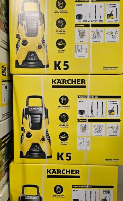 Мийка Karcher K5 Basic з Щіткою T5 Італія Нова мойка 1.180-587.0
