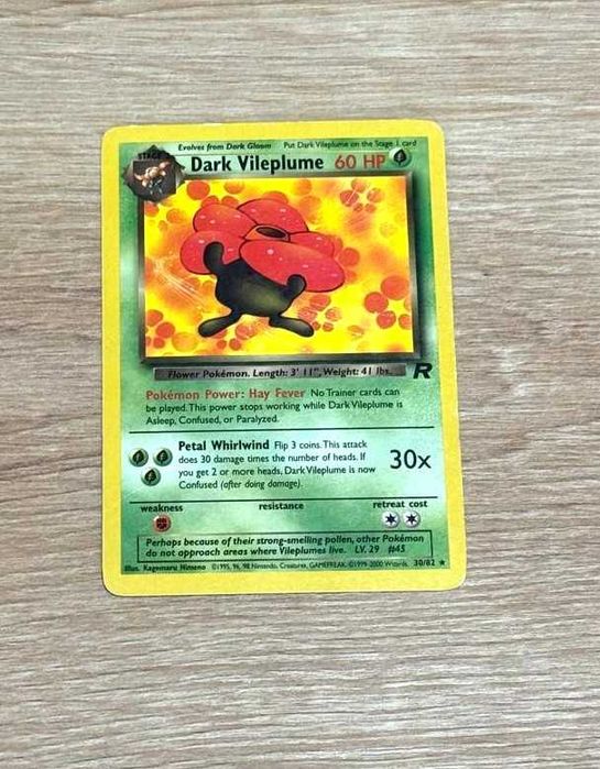 Team Rocket Cartas Originais Pokémon TCG WOTC - ING