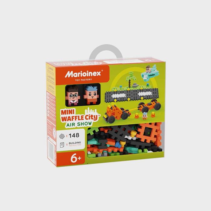 Marioinex Mini Waffle City Pokaz Lotniczy Klocki Konstrukcyjne *NOWE*