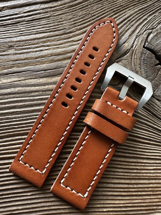 Pasek do zegarka Panerai 24 mm handmade skóra naturalna
