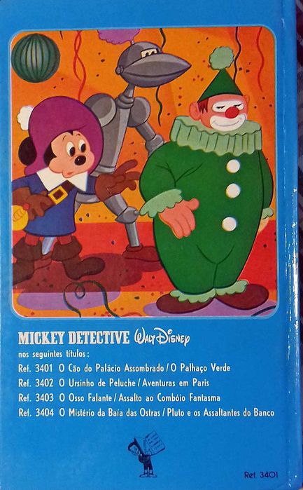 Mickey Detetive. O Cão do Palácio Assombrado. Cada Dura. Incl portes