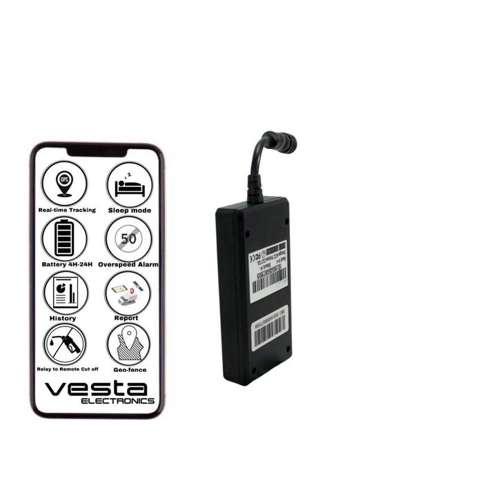 Трекер Vesta 02Q (З АКБ) для мотоциклів ,скутера чі мопедов Gps маячок