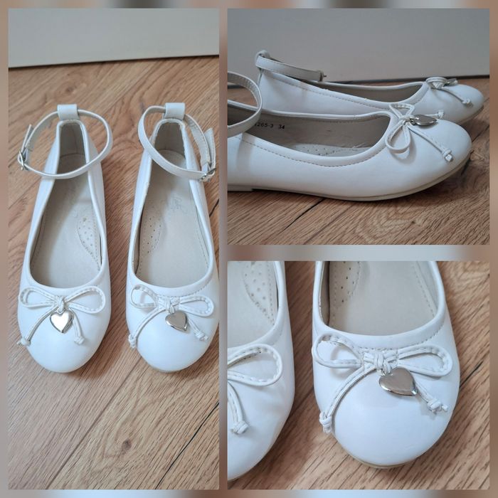 *Magic Lady* białe buty komunijne wizytowe. Roz.34