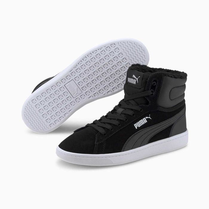 Утепленные хайтопы, высокие кроссовки Puma, 35,5-36 размер, оригинал