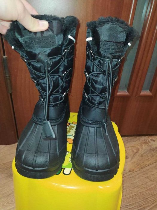 Сапожки зимние на затяжках Mountain warehouse р 30.5 Оригинал Новые