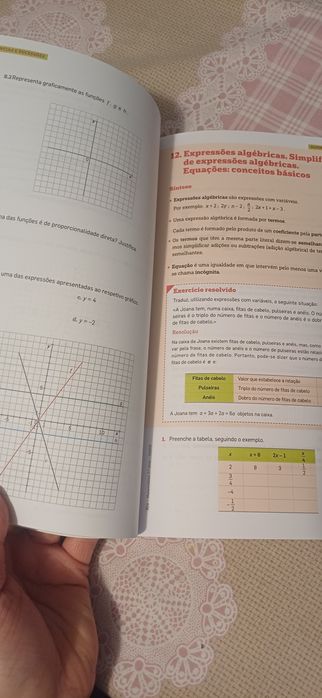Caderno tarefas matemática 7º ano