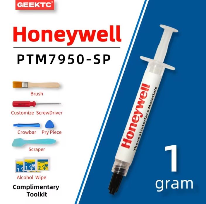 Термопаста Honeywell PTM7950SP ФАЗОВЫЙ ПЕРЕХОД FEHONDA TR50 14.8W/mk 3
