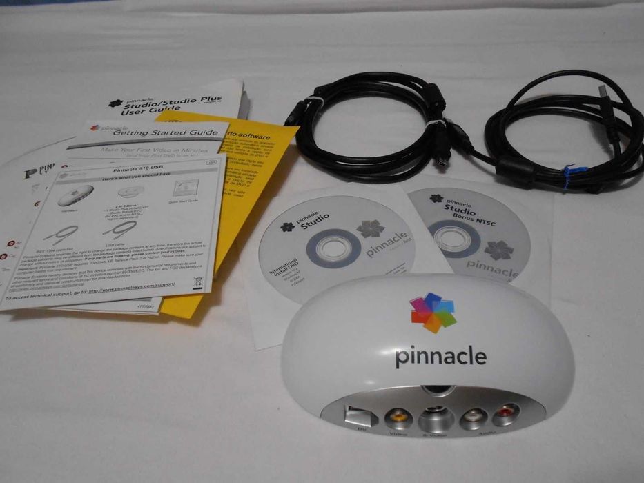 Pinnacle Studio MovieBox 510 usb в комплекте- с кабелями.