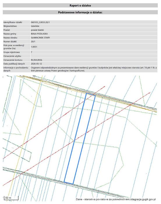 Grunty rolne ok. 5 ha - Sławacinek Stary - Widok 3