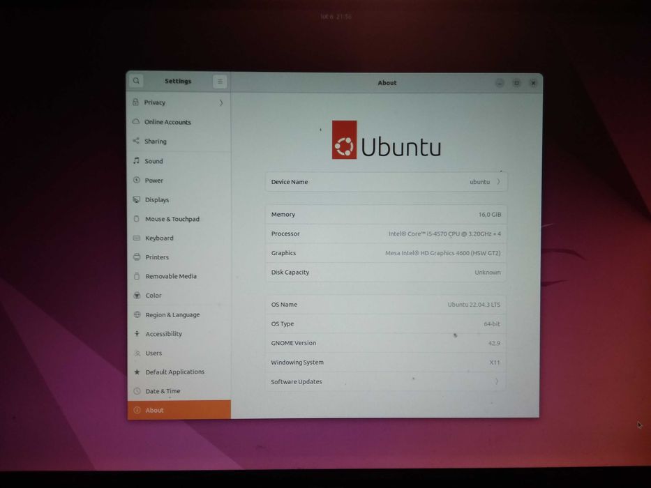 Komputer terminal HP Elitedesk 800 16Gb i5