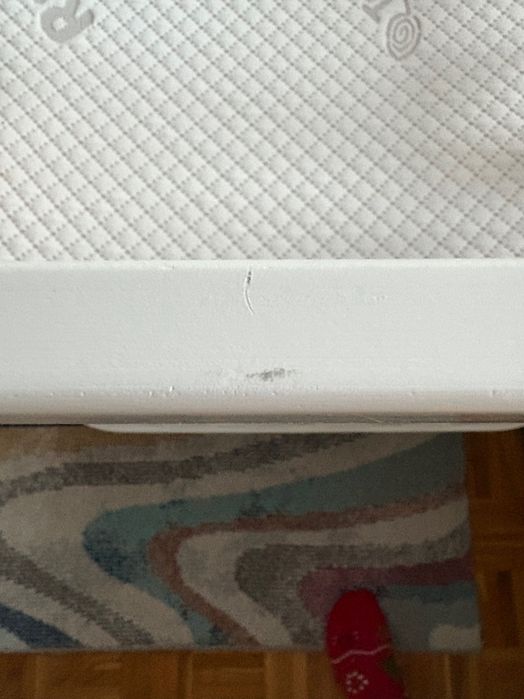 Łóżeczko Veres Monaco białe / 80x60 cm / 120x60cm