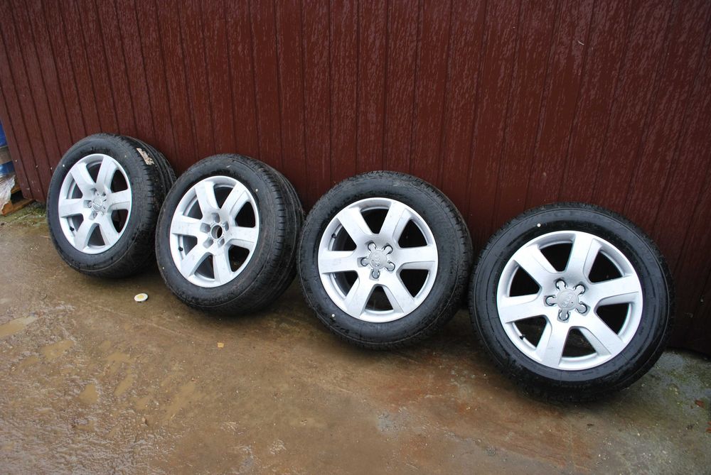 Koła 235/55 R17 5x112 Alufelgi + opony letnie 7,5mm Audi 8Jx17H2 ET30