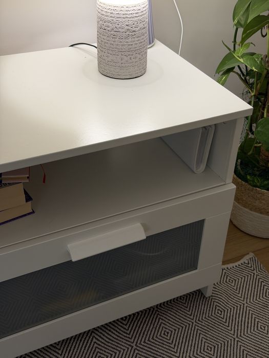Móvel de TV IKEA branco BRIMNES – excelente