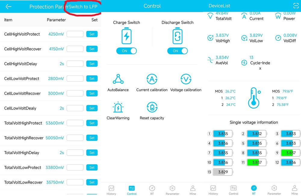 JBD Daly SMART BMS Bluetooth 7-14s 8-20s 20-50A 60-150A універсальні смарт бмс Li ion Lifepo4 LTO