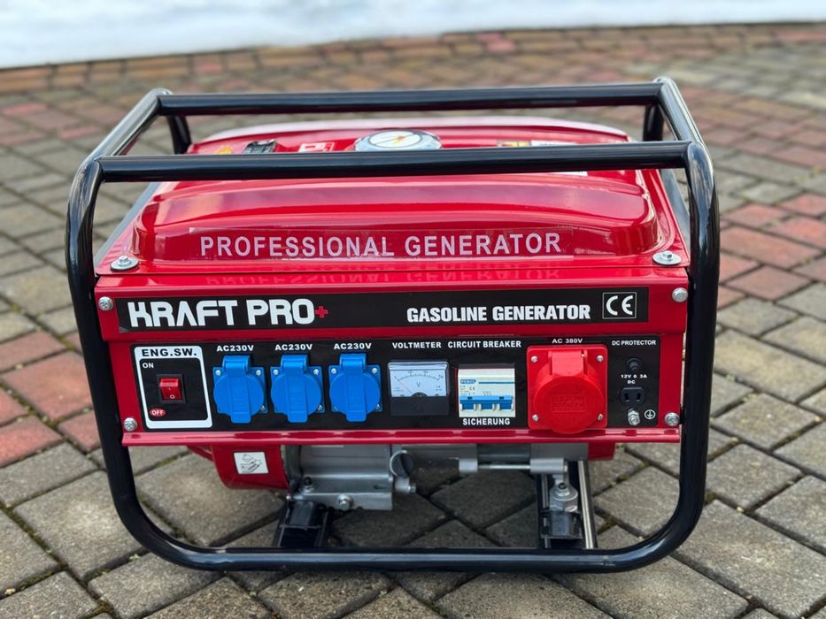 Продам новy бензинову електростанцію (генератор) KRAFT PRO+ H8500W