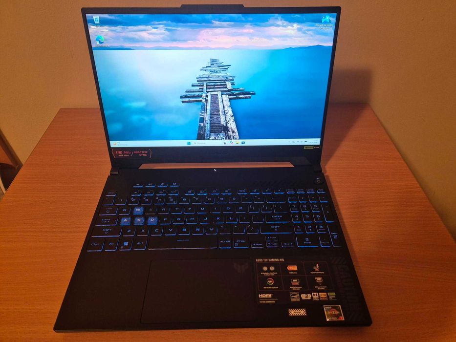 Idealny GWARANCJA laptop gamingowy ASUS TUF A15 Ryzen 7535HS RTX 4060 8 GB GDDR6 32 GB DDR5 1 TB SSD NVMe 15,6"