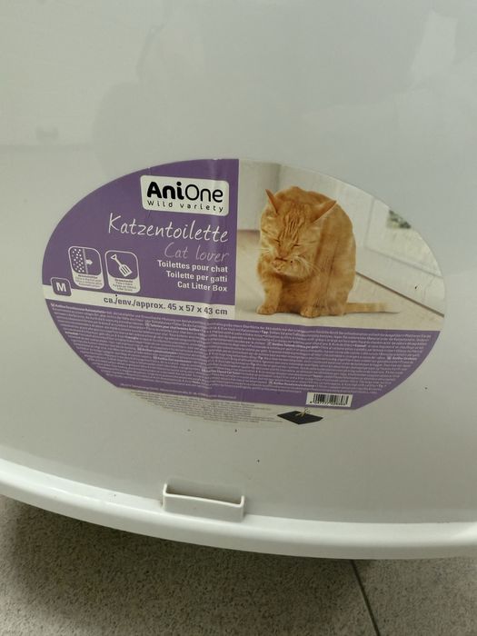 Duża kuweta dla kota 45x57x43 cm