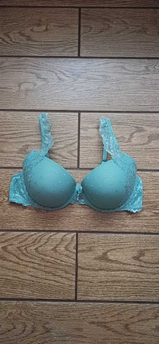 Zielony# miętowy biustonosz Sylvie Meis r. 80 B push up