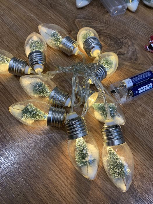 Новорічний декор світлодіодна гірлянда ялинка