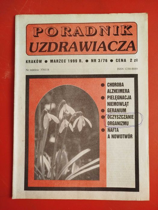Poradnik uzdrawiacza, marzec 1999, nr 3/76