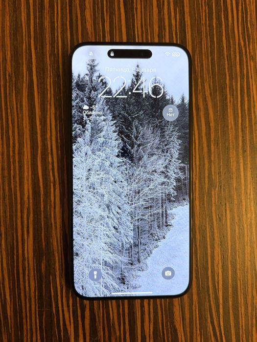 iphone 15 Pro Max 256GB Black Titanium физ. Симка карта