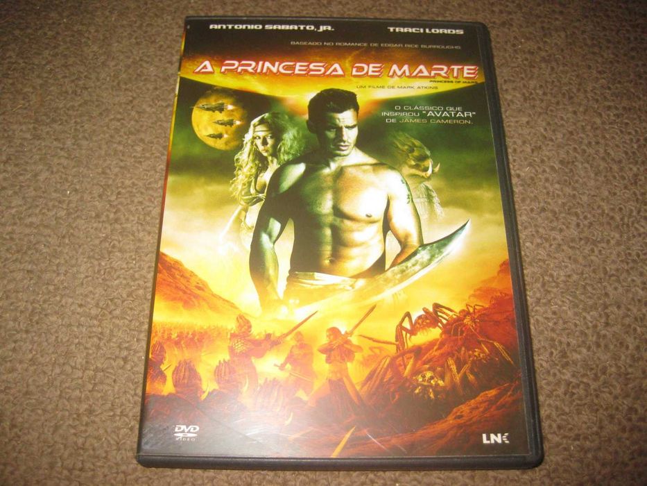 DVD "Princesa de Marte" com Traci Lords/Raro!