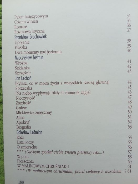 Dla ciebie wiersze miłosne polskich poetów