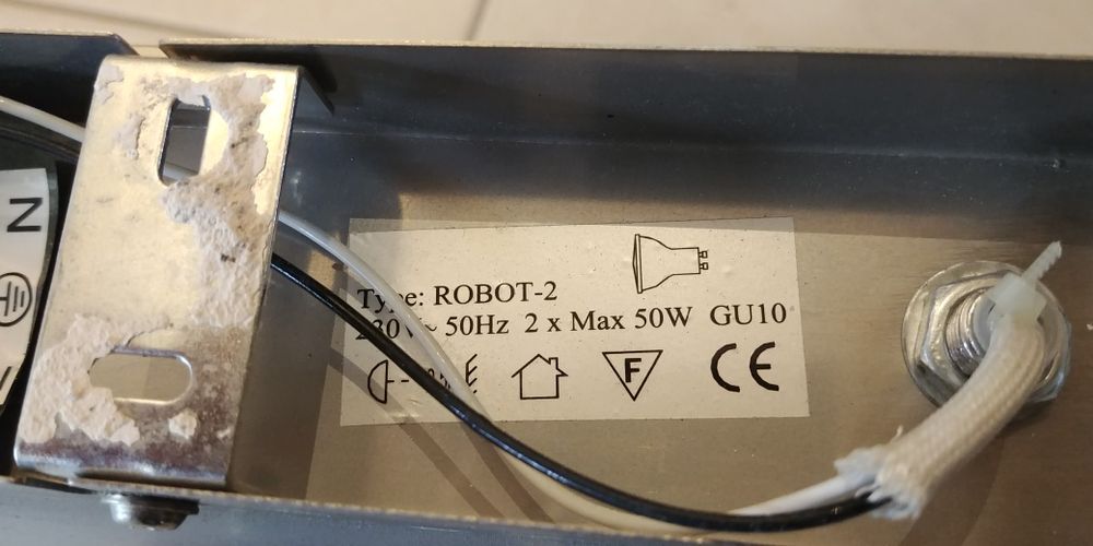 Podwójna oprawa 2x50W reflektorki GU10
