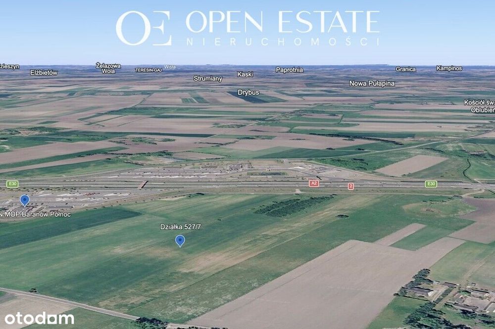 1,37ha w strefie CPK | Holendry Baranowskie