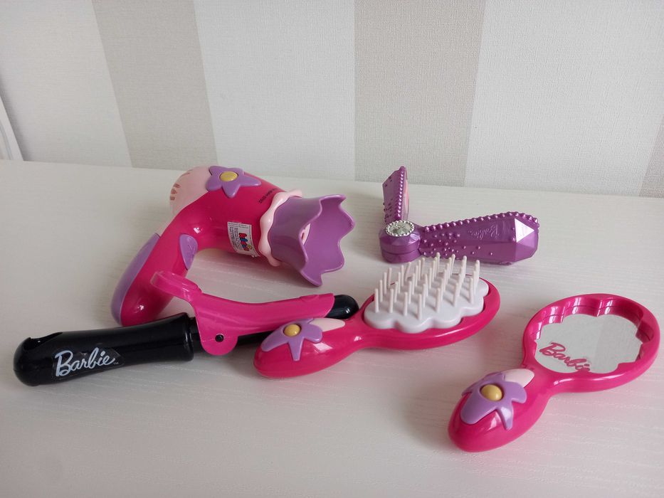 Ігровий набір Klein перукаря стиліста Barbie фен, плойка, аксесуари)