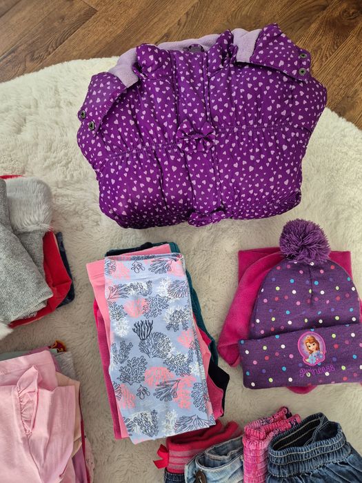 Mega paczka ubrań dla dziewczynki rozmiar 98