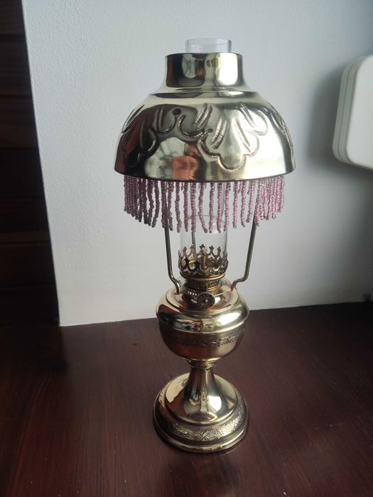 Stara francuska mini lampa naftowa "Paryżanka" nr 4