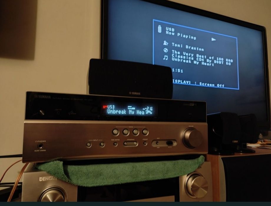 Yamaha RX-V477-6xHdmi-4K-Usb-Net-115W