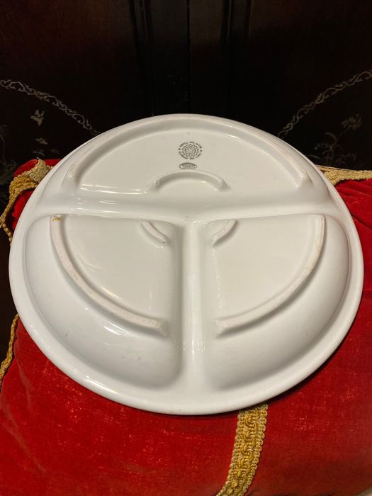 Prato Porcelana Alemanha Nazi Segunda Guerra 27 cm Anos 30 Original