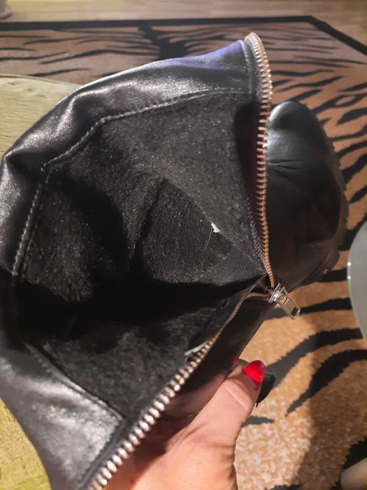 Botki  Kazar skórzane  czarne 38