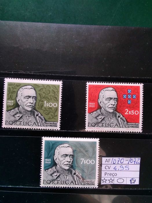 1970 1° Centenário do Nascimento de Marchal Carmona MLH *