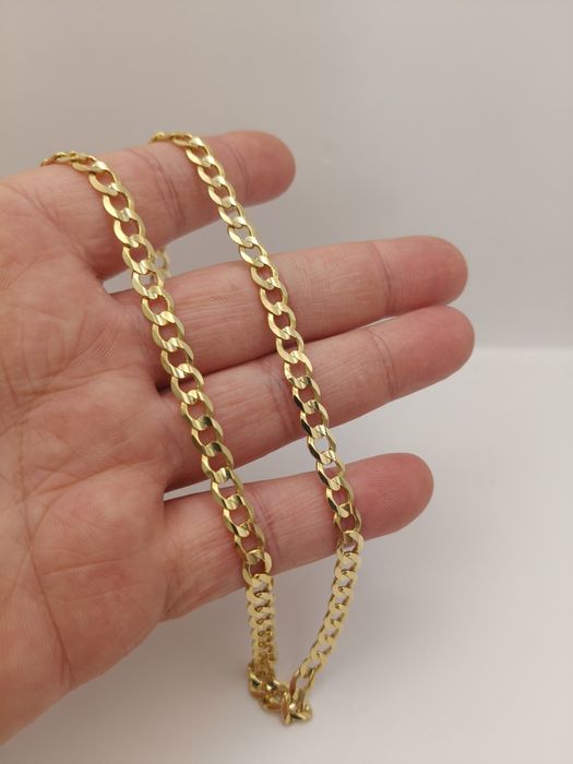 Złoty Łańcuszek Pancerka Pr.585 14K Nowy 55cm