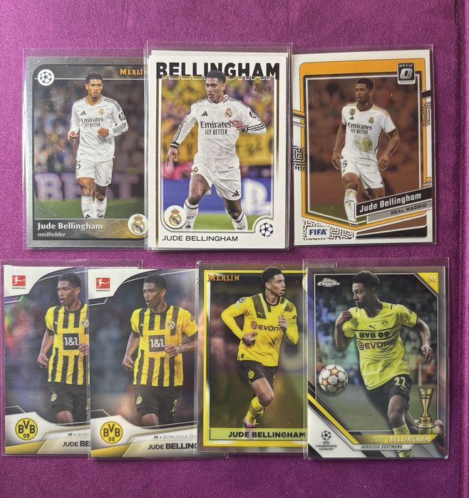 Cartas Bellingham panini topps