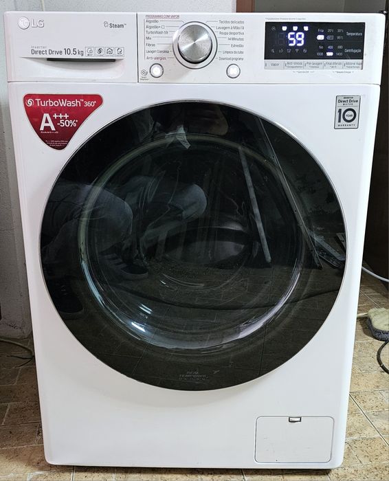 Máquina lavar roupa 10,5kgs LG  c/garantia