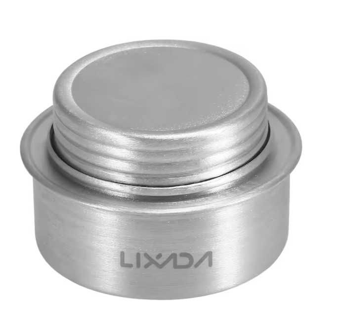 Алюминиевая спиртовая мини-горелка (2 вида).